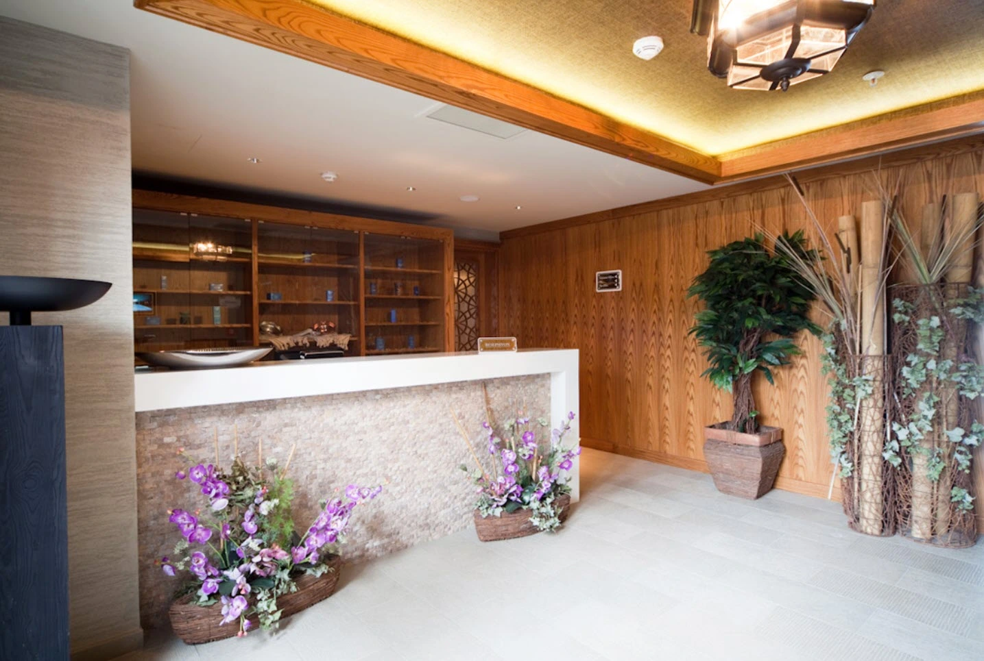 Spa alanında yapay ağaç uygulaması