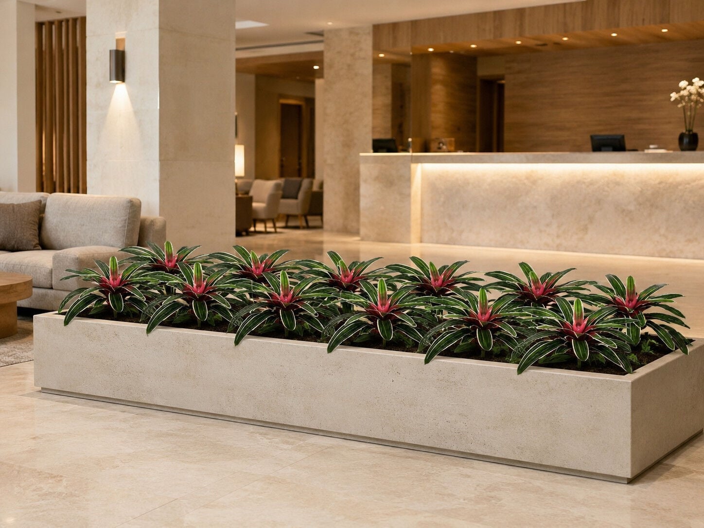 Yapay Bitki Bromelia 50 cm Yapay Bitki Bromelia 50 cm
