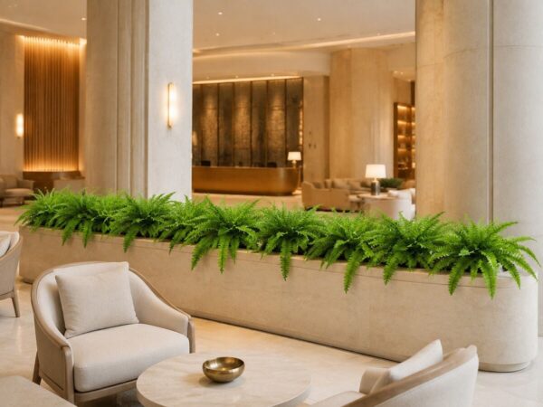 Yapay Bitki Fujer Boston Fern 60cm – Aşk Merdiveni Eğrelti Otu