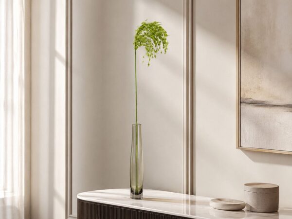 Yapay Çiçek Salkım Dalı Yeşil 90 cm – Dekoratif Vazo ve Aranjman Yeşilliği