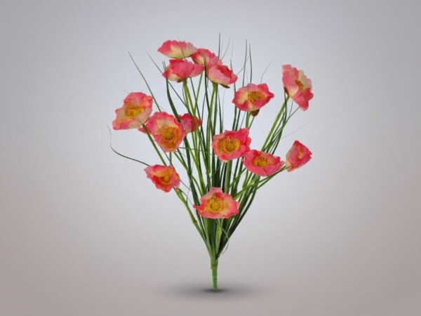 Yapay Gelincik Demeti 40 cm Pembe