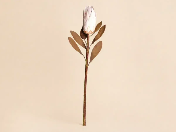 Yapay Protea Dalı 86 cm Krem